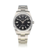 Rolex Oyster Perpetual 41 steel black domed Oyster 2024 box + papers