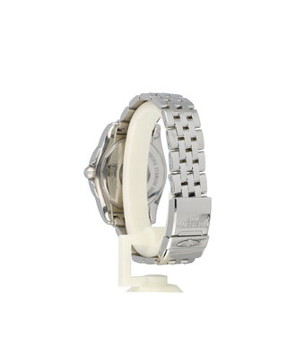 Breitling Galactic  36 2012 box + papers | steel salmon