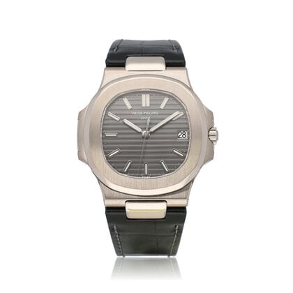 Nautilus  40 white gold grey / slate 2008 box + papers