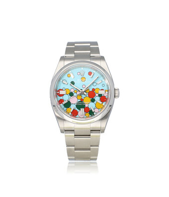 Rolex Oyster Perpetual 36 steel celebration / tiffany / bubbles 2023 box + papers