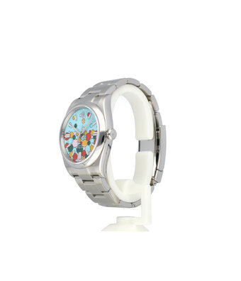 Rolex Oyster Perpetual 36 steel celebration / tiffany / bubbles 2023 box + papers