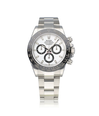 Rolex Daytona  40 NEW ROLEX SERVICE - 2022 B+P | steel Panda - white - ceramic