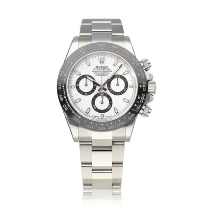 Daytona  40 NEW ROLEX SERVICE - 2022 B+P | steel Panda - white - ceramic