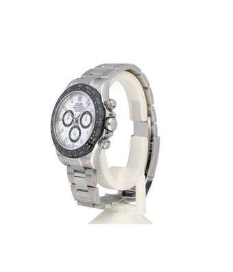 Rolex Daytona  40 NEW ROLEX SERVICE - 2022 B+P | steel Panda - white - ceramic