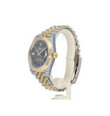 Rolex Datejust 41 2019 B+P - NEW ROLEX SERVICE | Wimbledon steel - gold slate roman Jubilee