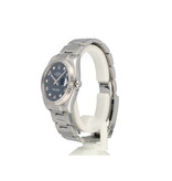 Rolex Date  2014 box + papers | steel blue factory diamond Oyster