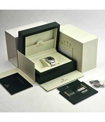 Rolex Date  2014 box + papers | steel blue factory diamond Oyster