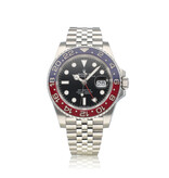 Rolex GMT-Master II 40 steel blue / red - Pepsi ceramic 2024 Jubilee box + papers