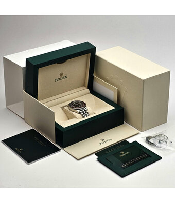 Rolex GMT-Master II 40 steel blue / red - Pepsi ceramic 2024 Jubilee box + papers