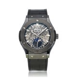 Hublot Classic Fusion Aerofusion Moonphase Black Magic 45 skeleton 2016 B+P | NEW HUBLOT STRAP