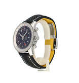 Breitling Navitimer World  NEW BREITLING SERVICE INCL. BREITLING STRAP | steel black