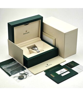 Rolex Oyster Perpetual 26 NEW ROLEX SERVICE 2020 B+P | steel black Oyster