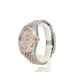 Rolex Datejust 41 - 2024 box + papers | steel - rose gold sundust - pink Jubilee