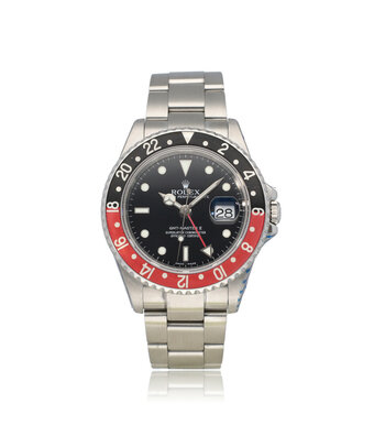 Rolex GMT-Master II 40 NEW ROLEX SERVICE - 2004 box + papers | steel Coke Oyster