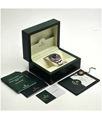 Rolex GMT-Master II 40 NEW ROLEX SERVICE - 2004 box + papers | steel Coke Oyster