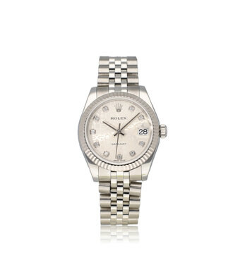 Rolex Datejust 31 computer Jubilee diamond 2019 + papers |steel - white gold