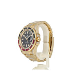 Rolex GMT-Master II  2018 + papers | yellow gold - factory diamond - ruby - sapphire