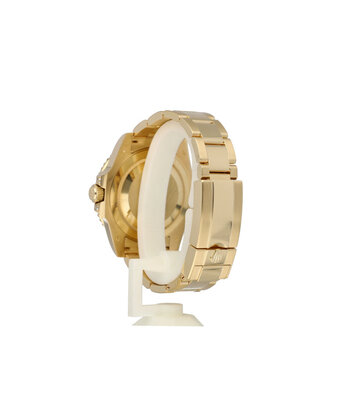 Rolex GMT-Master II  2018 + papers | yellow gold - factory diamond - ruby - sapphire