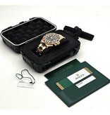 Rolex GMT-Master II  2018 + papers | yellow gold - factory diamond - ruby - sapphire