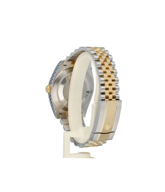 Rolex Datejust 41 2019 B+P - NEW ROLEX SERVICE | Wimbledon steel - gold slate roman Jubilee