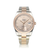 Rolex Datejust 41 2024 box + papers | steel - rose gold sundust diamond Oyster