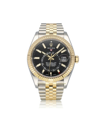 Rolex Sky-Dweller  42 2021 box + papers | steel - yellow gold Jubilee black