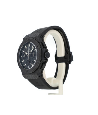 Hublot Big Bang Chronograph 44 steel carbon black rubber + box