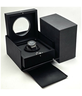 Hublot Big Bang Chronograph 44 steel carbon black rubber + box