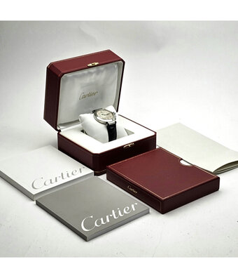 Cartier Pasha de Cartier  42 NEW CARTIER SERVICE -  2007 B+P | steel auto XL | ref. W3102755