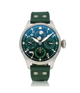 IWC Big Pilot's Watch Perpetual Calendar Green 46 2023 box + papers | steel