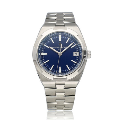 Overseas  41 2017 box + papers | steel blue