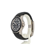 Rolex Yacht-master 42 white gold ceramic rubber Oysterflex 2022 box + papers