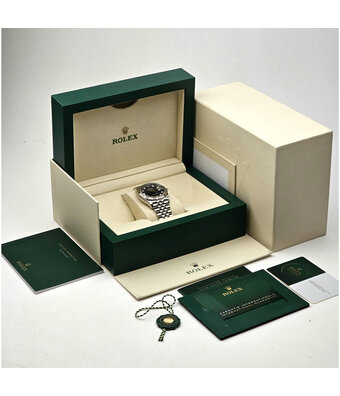 Rolex Datejust 36 NEW ROLEX SERVICE - 2021 B+P | steel blue diamond Jubilee