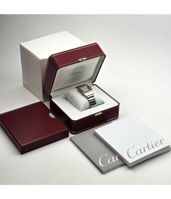 Cartier Santos de Cartier Galbée XL XL steel - yellow gold | ref. 2823 | 2008 box + papers
