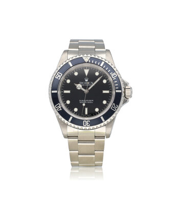 Rolex Submariner No Date 40 steel black A-serial 1999 + box | NEW ROLEX SERVICE