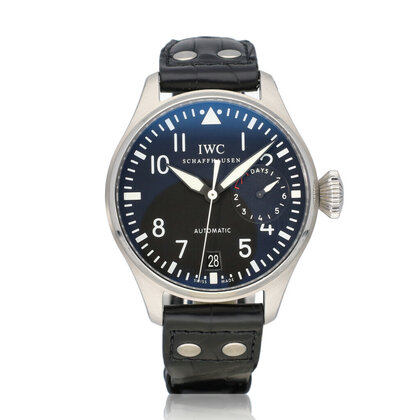 Big Pilot's Watch  46 7-days steel black 2013 box + papers