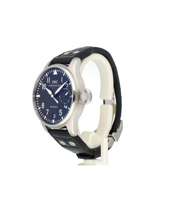 IWC Big Pilot's Watch  46 7-days steel black 2013 box + papers