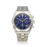 Vacheron Constantin Overseas Chronograph 43 2023 box + papers | steel blue chronograph
