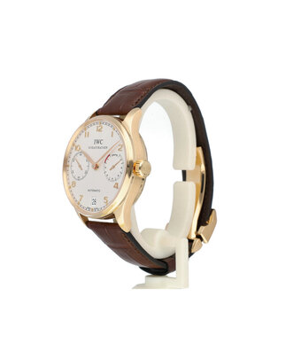 IWC Portugieser Automatic 7 days Power Reserve 42 NEW IWC STRAP | rose gold zilver