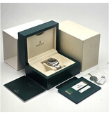 Rolex Datejust 36 steel - white gold blue fluted Oyster 2016 box + papers