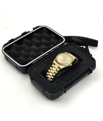 Rolex Day-Date 36 bark yellow gold champagne President L-serial - 1989