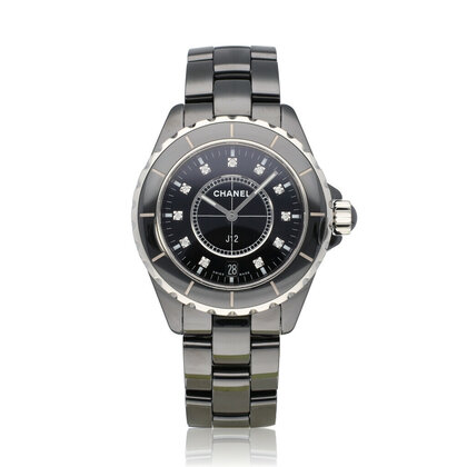 J12 Black Diamond Indicators 38 diamond 2008 box + papers | black ceramic