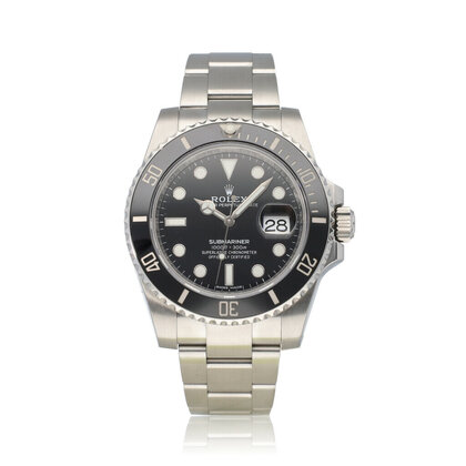 Submariner Date 40 2015 B+P | NEW ROLEX SERVICE | steel black ceramic