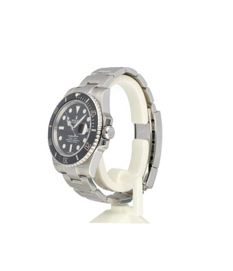 Rolex Submariner Date 40 2015 B+P | NEW ROLEX SERVICE | steel black ceramic