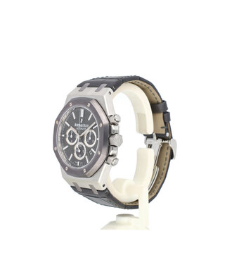 Audemars Piguet Royal Oak Chronograph Leo Messi 41 Messi 2012 box + papers | steel / tantalum grey limited