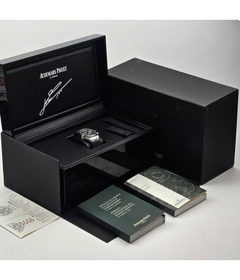Audemars Piguet Royal Oak Chronograph Leo Messi 41 Messi 2012 box + papers | steel / tantalum grey limited