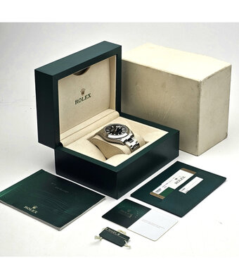 Rolex Datejust II 41 steel black Oyster 2015 B+P | NEW ROLEX SERVICE