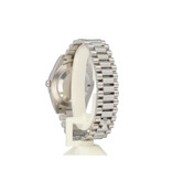 Rolex Day-Date 40 platina ice blue diamond / baguette 2019 B+P | NEW ROLEX SERVICE