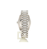 Rolex Day-Date 40 platina ice blue diamond / baguette 2019 B+P | NEW ROLEX SERVICE