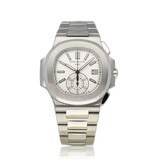 Patek Philippe Nautilus  41 Chronograph steel white + PP Extract from the Archives